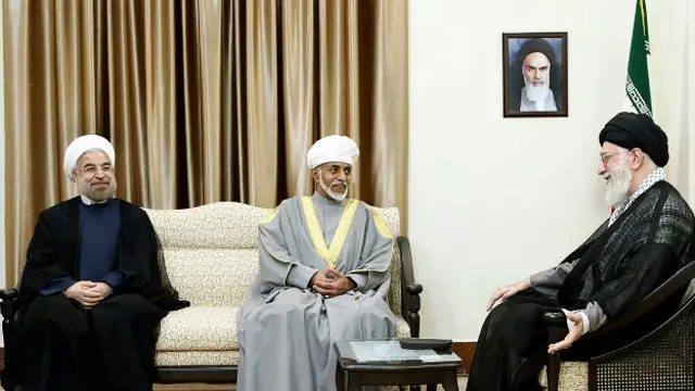 سلطان قابوس در تهران