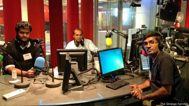 'දැකල පුරුදු කෙනෙක්' අධ්‍යක්ෂ මලිත් හෑගොඩ සහ තිර රචක බූපති නලීන් වික්‍රමගේ සංදේශයේ මැදිරියේ 