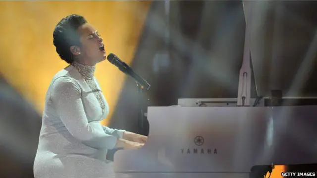 ایلیسیا کی نے بھی اس موقعے پر اپنے فن کا مظاہرہ کیا