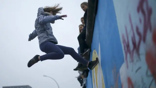 Святкування падіння Берлінської стіни