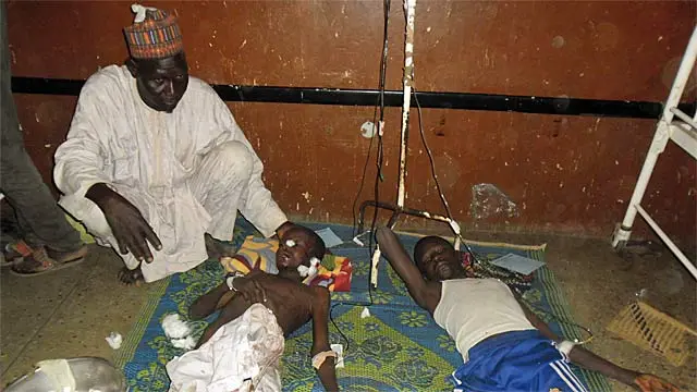 جب دھماکہ ہوا تو اس وقت بچے سکول اسمبلی کے لیے جمع تھے