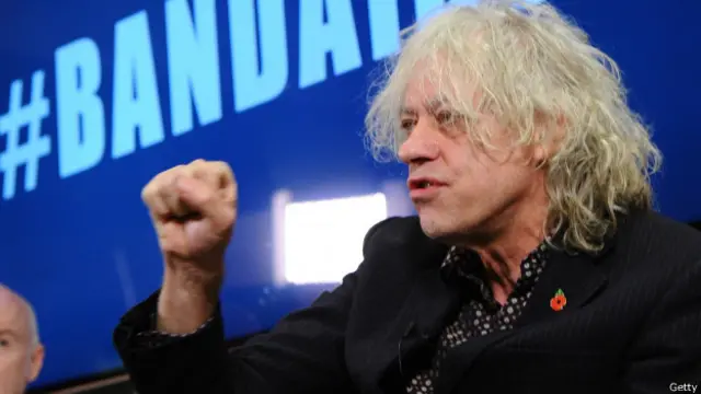 Geldof grabará la nueva versión de "Do They Know It's Christmas?".