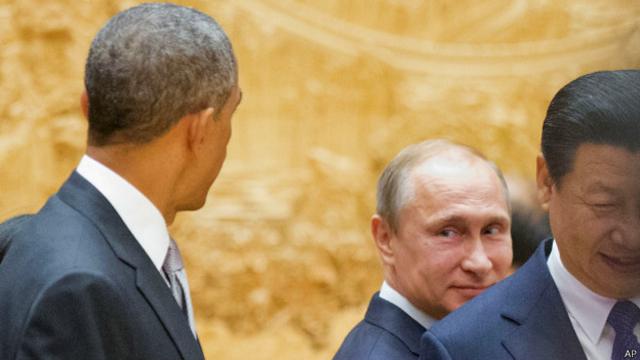 Các ông Barack Obama, Tập Cận Bình và Vladimir Putin gây ảnh hưởng lớn trong năm 2014