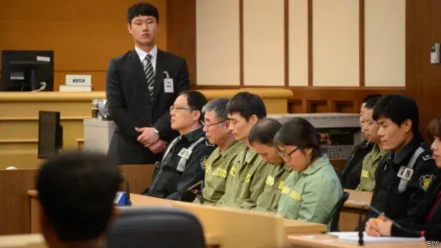 Суд над командой парома "Севол"