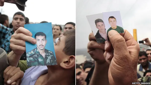 بستگان افراد ناپدید شده می خواهند بدانند چه بر سر آنها آمده است.