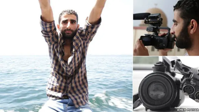 محمد نور هنگامی که مشغول کار به عنوان عکاس بود، برده شد