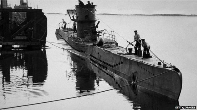 Submarinos durante la Segunda Guerra Mundial.