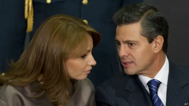 Angélica Rivera y Enrique Peña Nieto