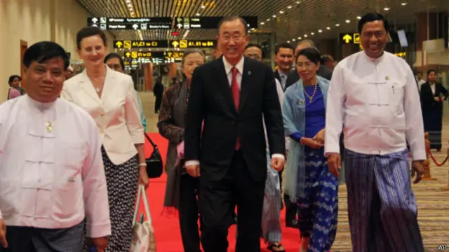 潘基文抵达东盟峰会