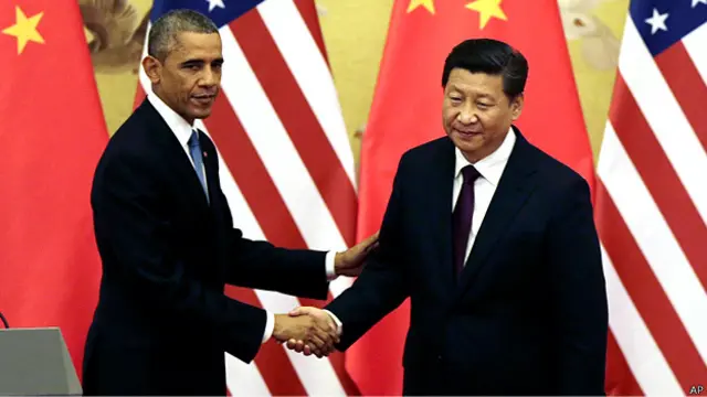 英国媒体说，奥巴马和习近平达成的这个外界没有预料到的减排协议，改变了对明年巴黎气候峰会的预期。