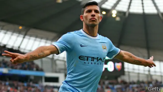 Agüero ha anotado 64 goles en 84 partidos en la Liga Premier.