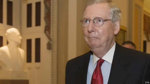 参议院共和党领袖米奇·麦康奈尔