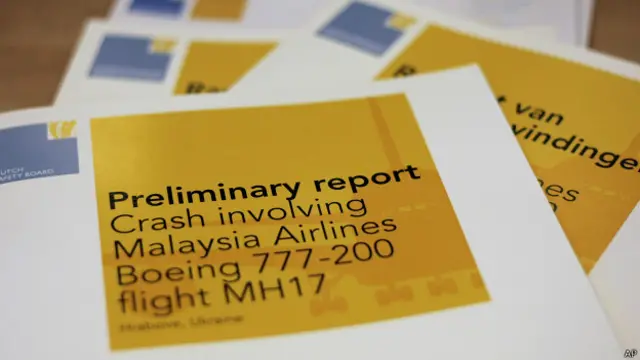 Предварительный доклад о причинах катастрофы малайзийского "Боинга-777" на востоке Украины