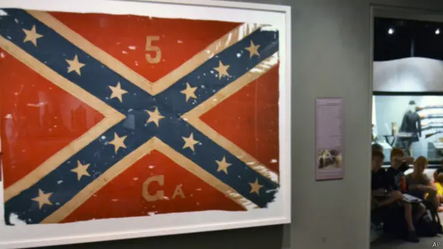 Флаг конфедератов, захваченный северянами во время "мартша к морю" в 1864 году