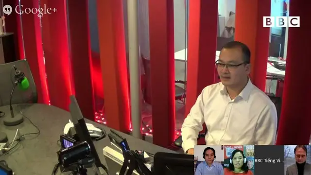 BBC Tiếng Việt có chương trình bàn tròn thời sự hàng tuần ghi hình qua mạng Google+ từ London