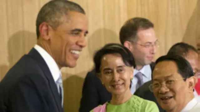 မြန်မာ့ နိုင်ငံရေး ပြုပြင် ပြောင်းလဲရေး လုပ်ငန်းစဉ် အကောင်အထည် ပေါ်တာကို မြင်လိုတယ်လို့ သမ္မတ အိုဘားမားပြော