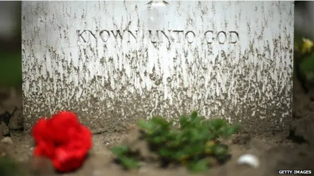 Надпись на могиле неизвестного солдата Первой мировой