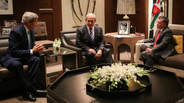 Kerry, Netanyahu dan Raja Abdullah