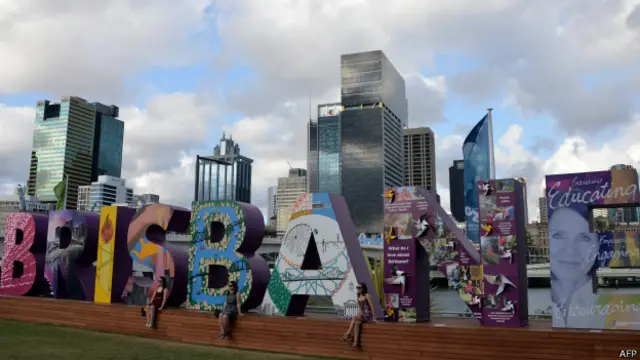 Pertemuan G20 diselenggarakan di Brisbane, Australia.