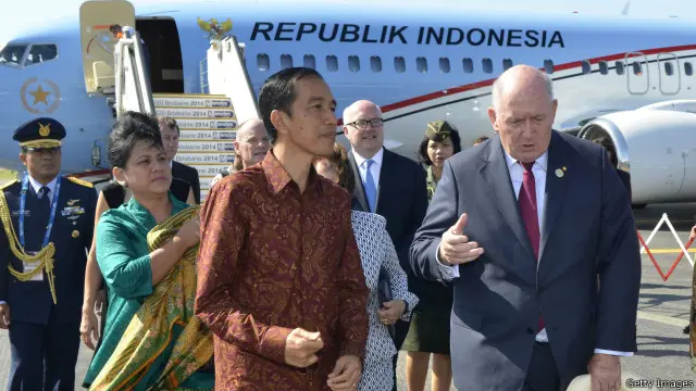 Joko Widodo tiba di Australia, Jumat (14/11), menghadiri pertemuan G20. 