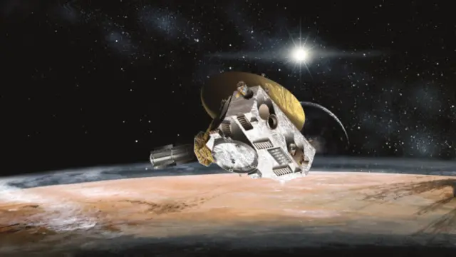 نیو ہورائزنز کا 2370 کلومیٹر چوڑے پلوٹو کے قریب سے گزرنا خلا کو جاننے کی تاریخ کا انتہائی اہم لمحہ ہے (خیالی تصویر)