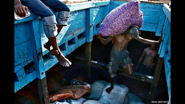 Ekho Ardiyanto là người đoạt giải cho vùng Đông Á và Thái Bình Dương với bức người khuân vác tàu trên cảng Indonesia. "Tuôi tác không phải là vật cản. Người cha này buộc phải làm phu khuân vác vì con cái còn đang đi học và ông có thu nhập rất thấp."