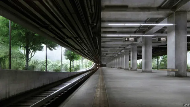 Проект архитекторов FAS(t) с настоящим парком по бокам тоннелей покорил жюри