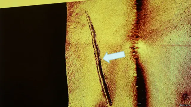 瑞典发布声纳照片