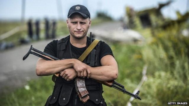 Сепаратист на востоке Украины