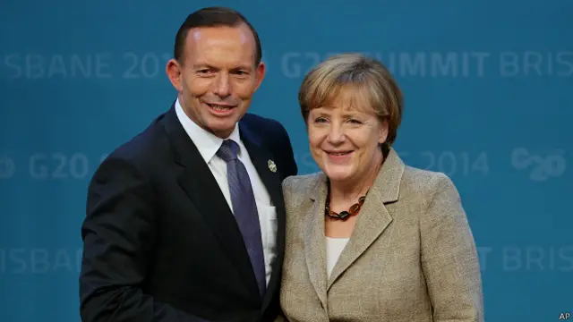 Ангела Меркель и Тони Эбботт
