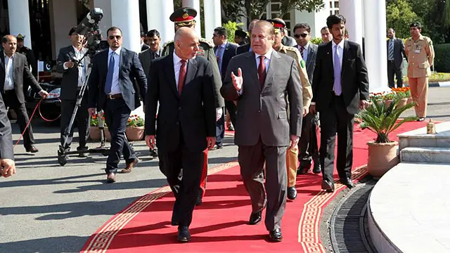 رئیس جمهوری افغانستان در دومین روز سفرش با نواز شریف دیدار کرد