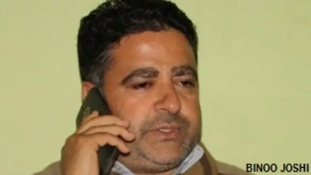 पुंछ से नैशनल कान्फ्रेंस के उम्मीदवार एजाज अहमद जान.