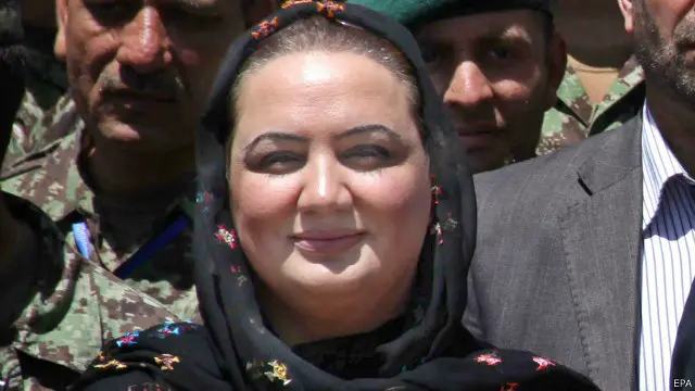 شکریہ برکزئی خواتین کی حقوق کی کارکن ہیں اور وہ صدر اشرف غنی کی اتحادی ہیں