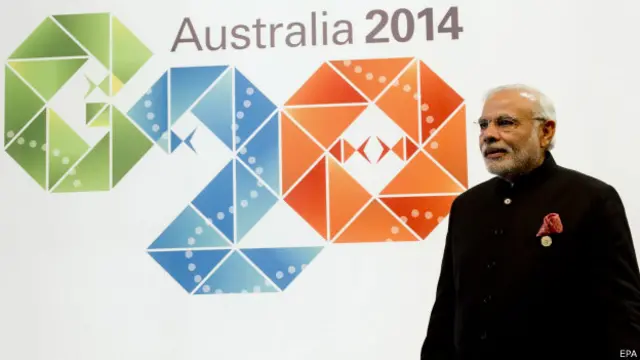 ऑस्ट्रेलिया में ग्रुप-20 के सम्मेलन में नरेंद्र मोदी