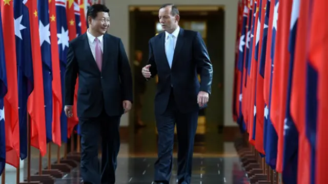 Abbot dan Xi Jinping