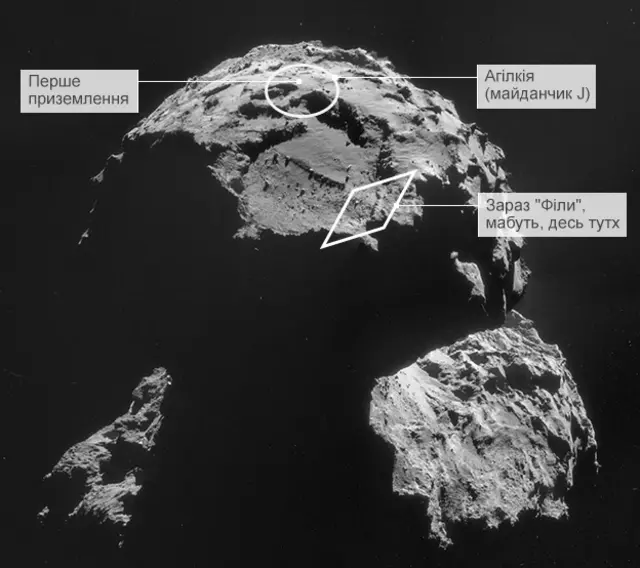 Розетта, Філи