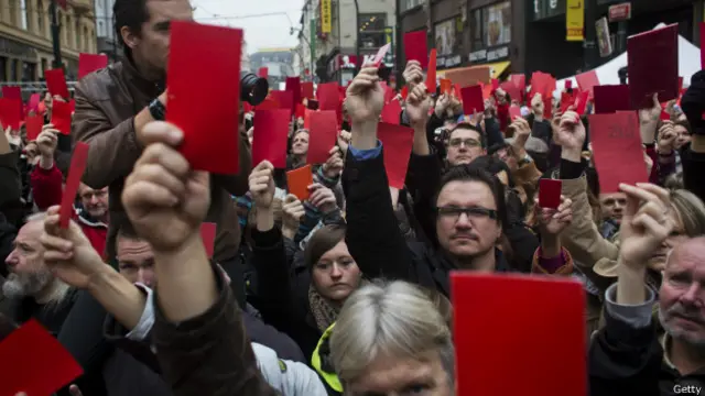 Демонстрация в Праге