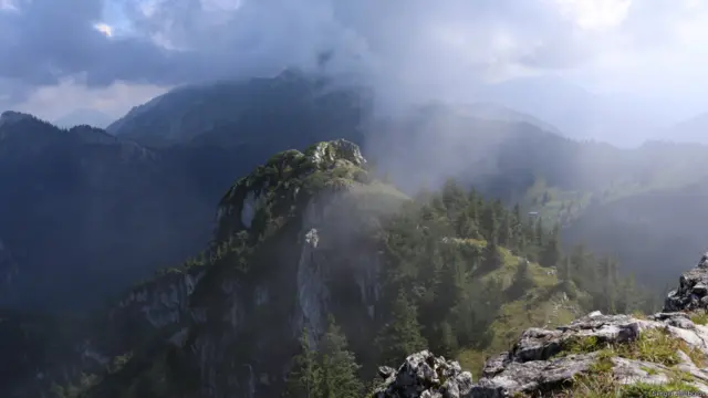 Туман в Альпах