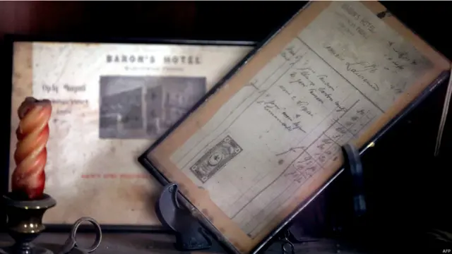 كشف الحساب الخاص بالضابط البريطاني توماس ادوارد لورانس (لورانس العرب).