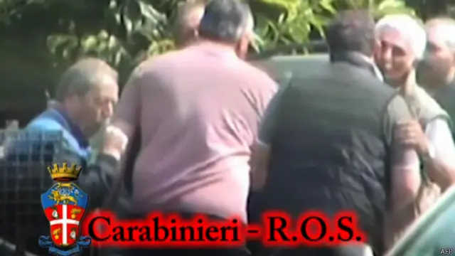 Церемония посвящения в мафиозную элиту 