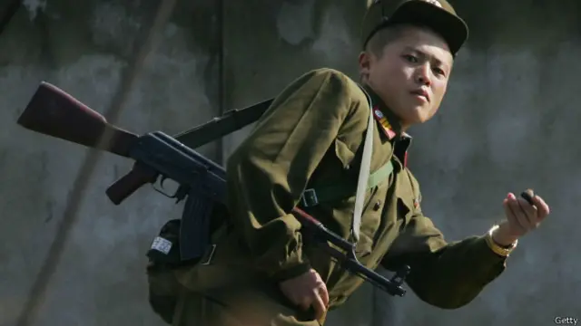 Северокорейский солдат