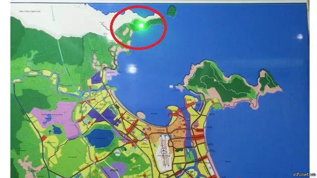 Vị trí này chưa được phân định rõ ràng giữa Đà Nẵng và Thừa Thiên-Huế