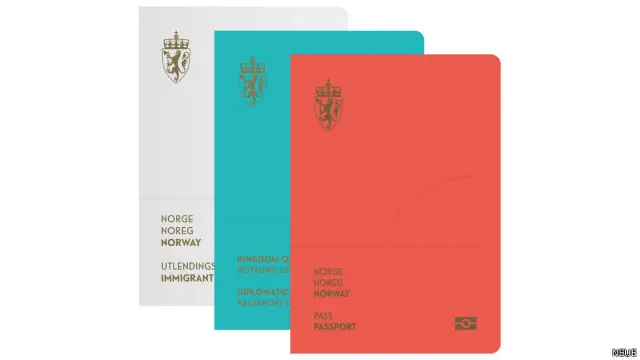 Desain paspor Norwegia