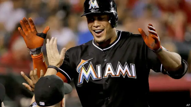 Giancarlo Stanton es la gran apuesta de los Marlins de Florida de cara al futuro.