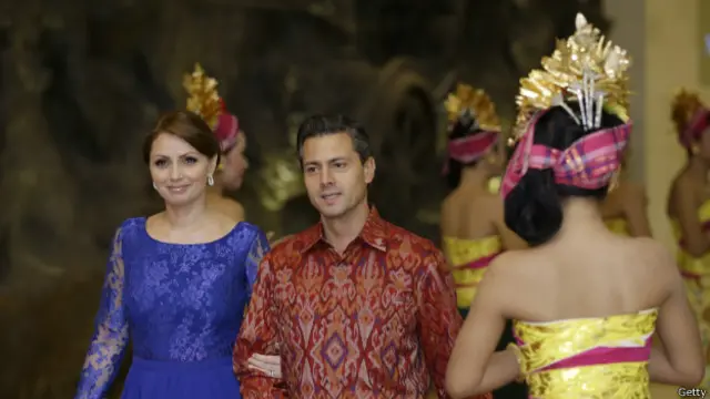 Angélica Rivera y Enrique Peña Nieto