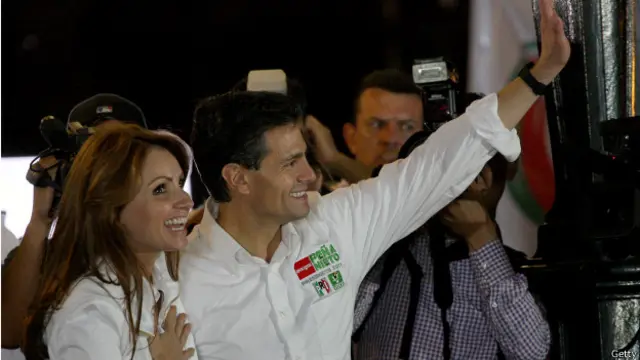 Angélica Rivera y Enrique Peña Nieto
