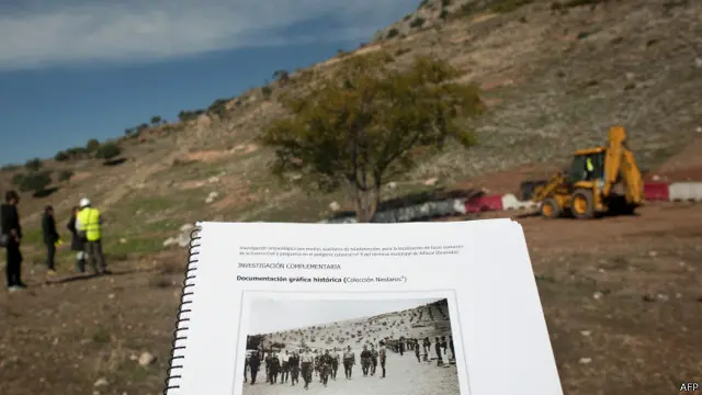 مکانی که گمان می رود لورکا در آن دفن شده باشد