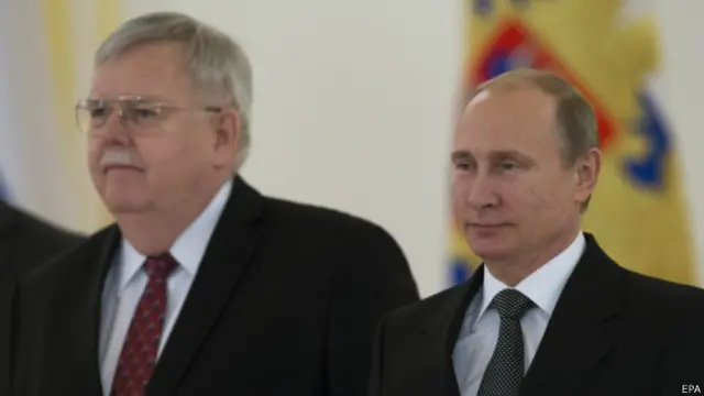 بوتين والسفير الأمريكي الجديد