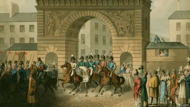 Вступление русской армии в Париж 30 марта 1814 года