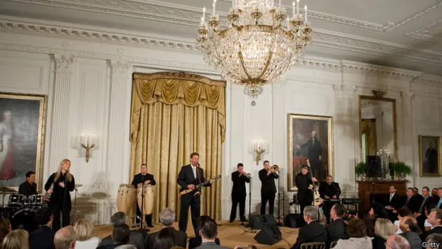 Chirino tocó en la Casa Blanca en 2008.